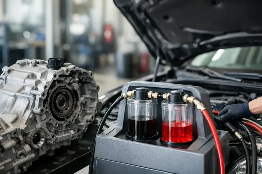 Troca de câmbio automático precisa máquina?