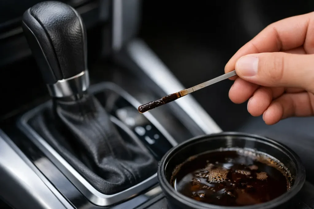 5 sinais de fluido vencido no câmbio automático