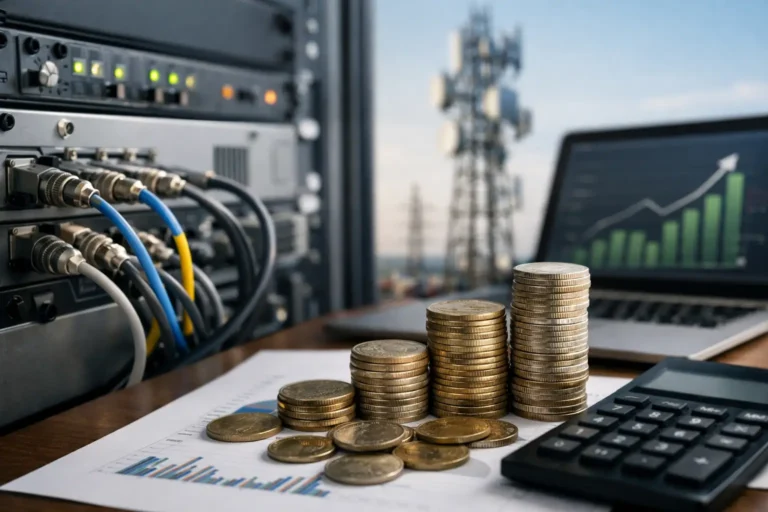 Resultado financeiro com máquina de transmissão